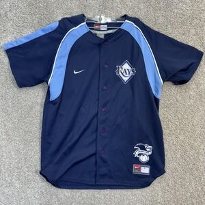 Nike Tampa Bay Rays Crawford 13 Baseball Jersey Mens Medium MLB